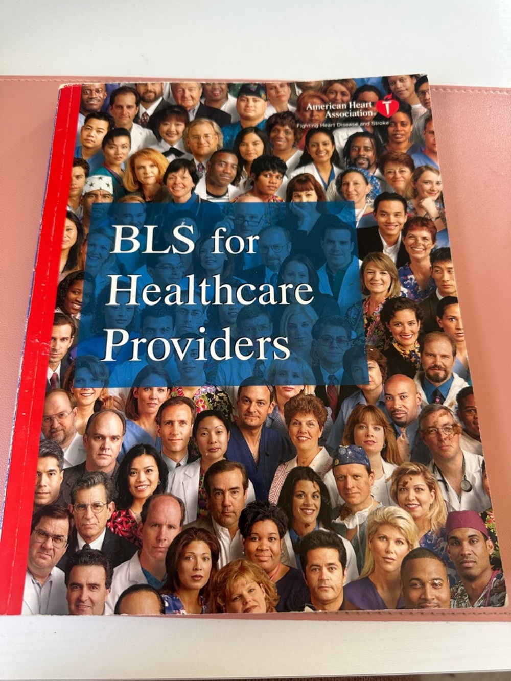BLS for Healthcare Providers Paperback Course Book - Pink Cover